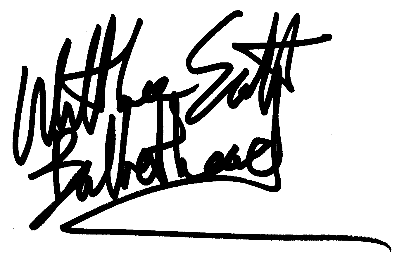 William Lee Scott autograph facsimile