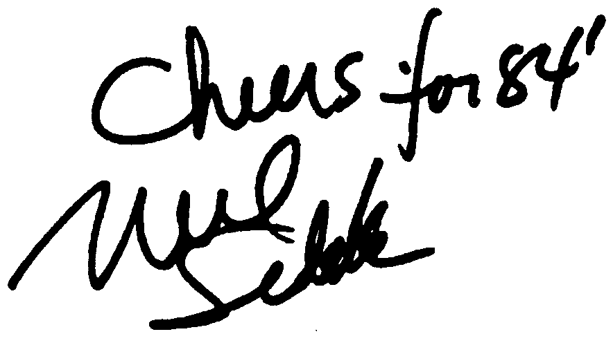 Neil Sedaka autograph facsimile