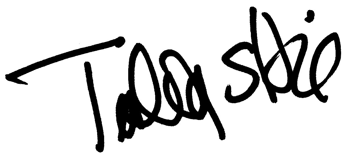 Talia Shire autograph facsimile
