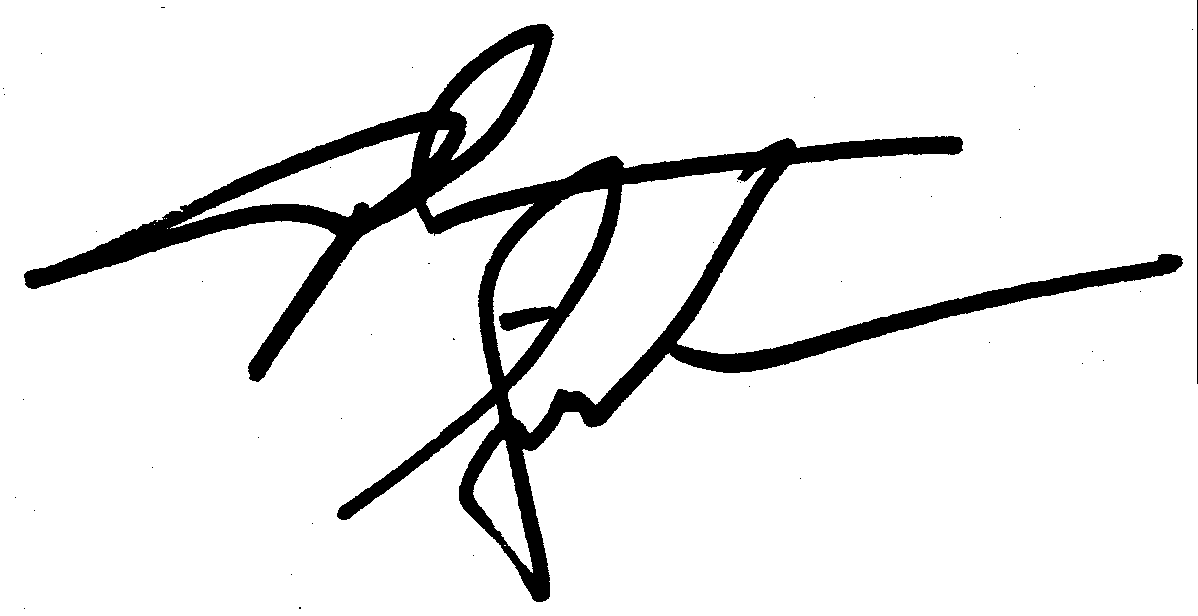 John Singleton autograph facsimile
