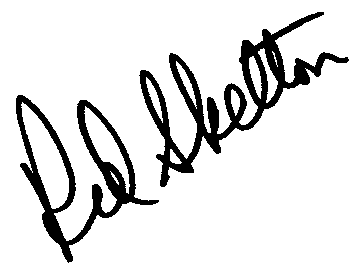 Red Skelton autograph facsimile
