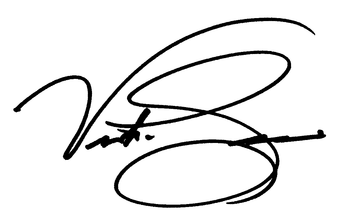 Vincent Spano autograph facsimile
