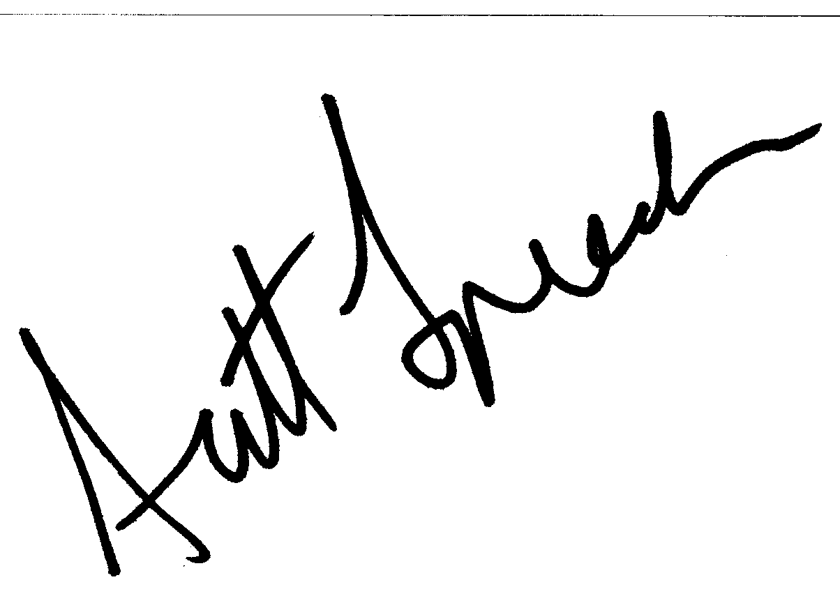 Scott Speedman autograph facsimile