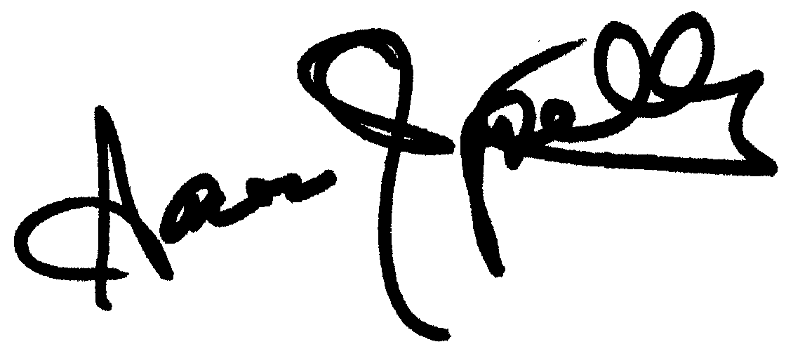 Aaron Spelling autograph facsimile