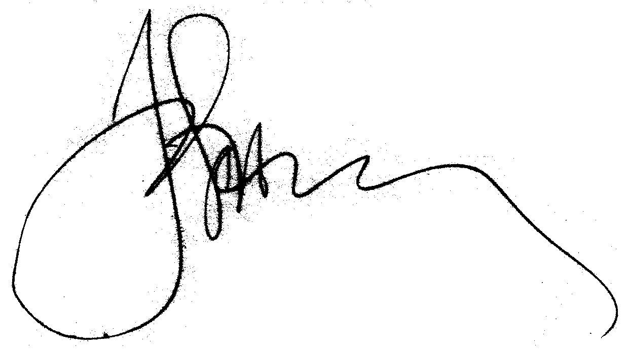 John Stamos autograph facsimile