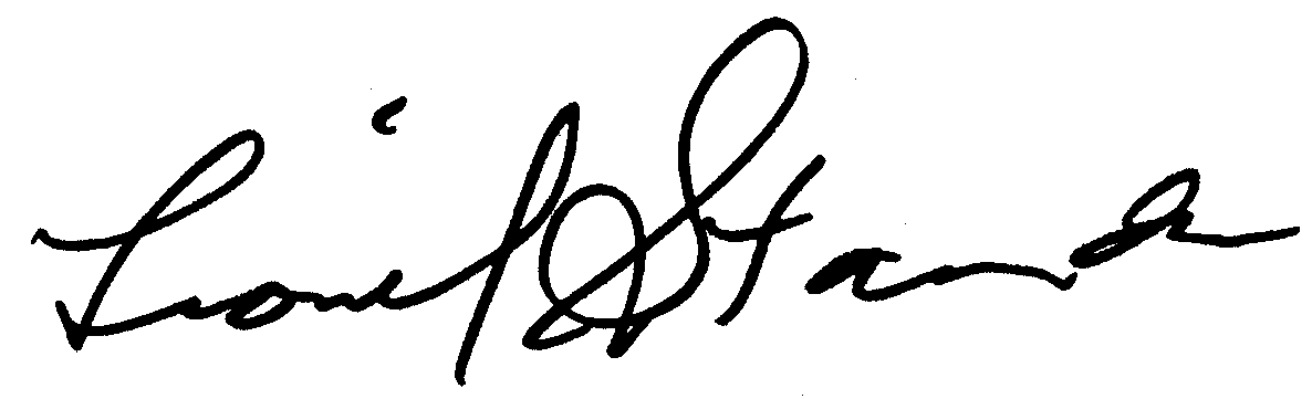 Lionel Stander autograph facsimile