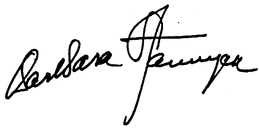 Barbara Stanwyck autograph facsimile