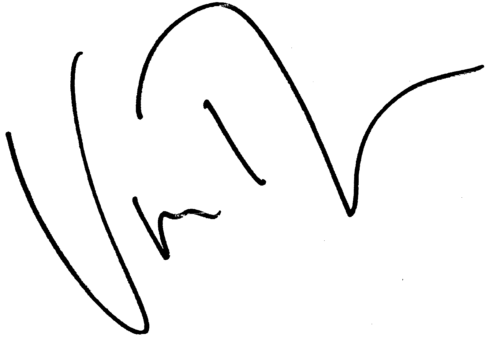 Uma Thurman autograph facsimile