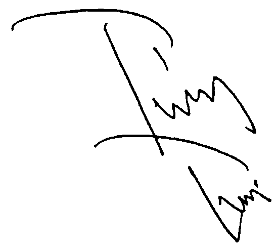 Tiny Tim autograph facsimile