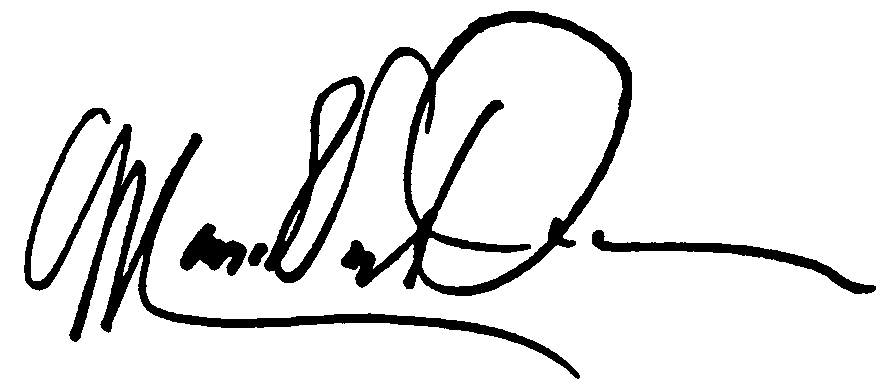 Mamie Van Doren autograph facsimile