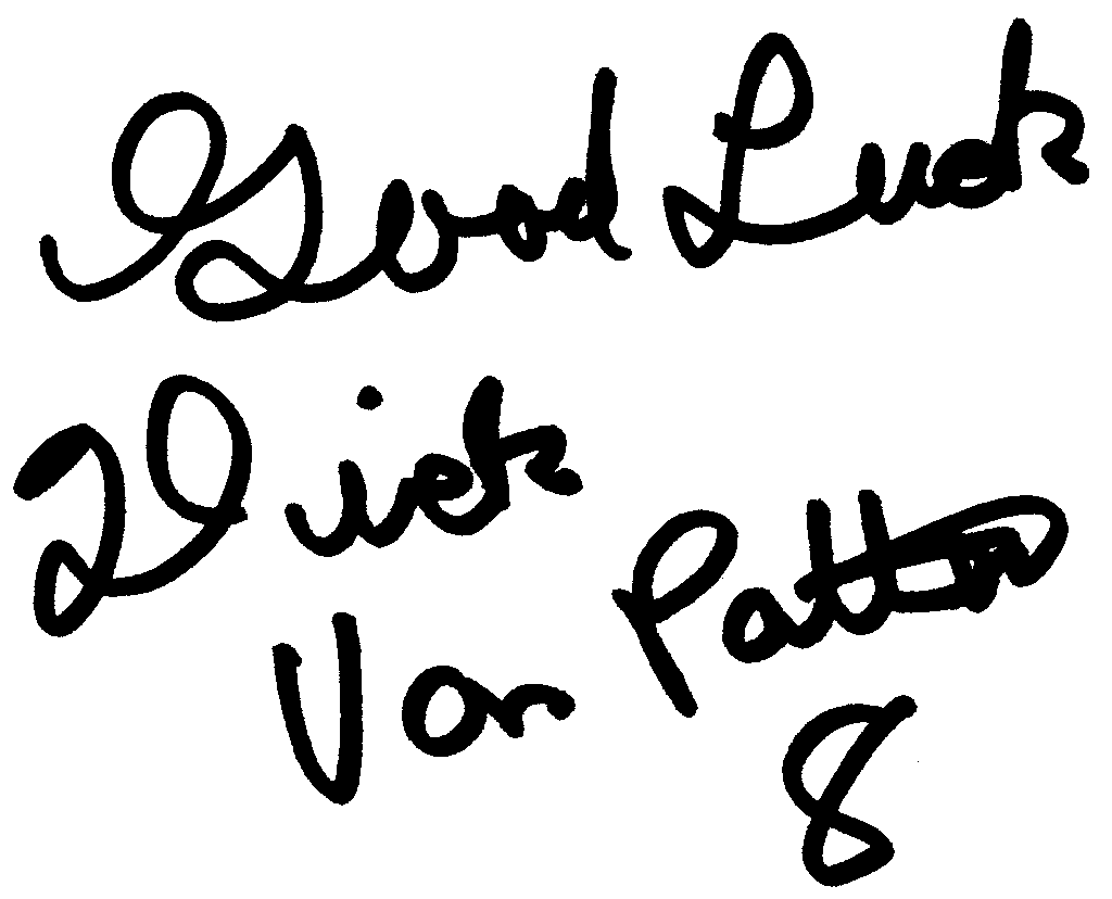 Dick Van Patten autograph facsimile