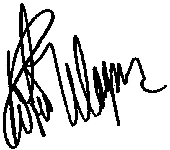 Robert Wagner autograph facsimile