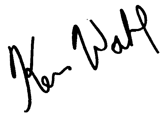 Ken Wahl autograph facsimile