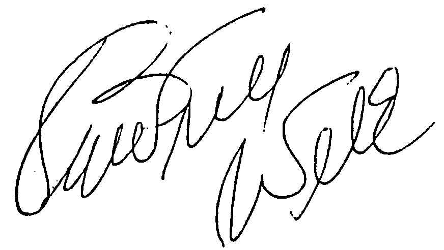 Tuesday Weld autograph facsimile