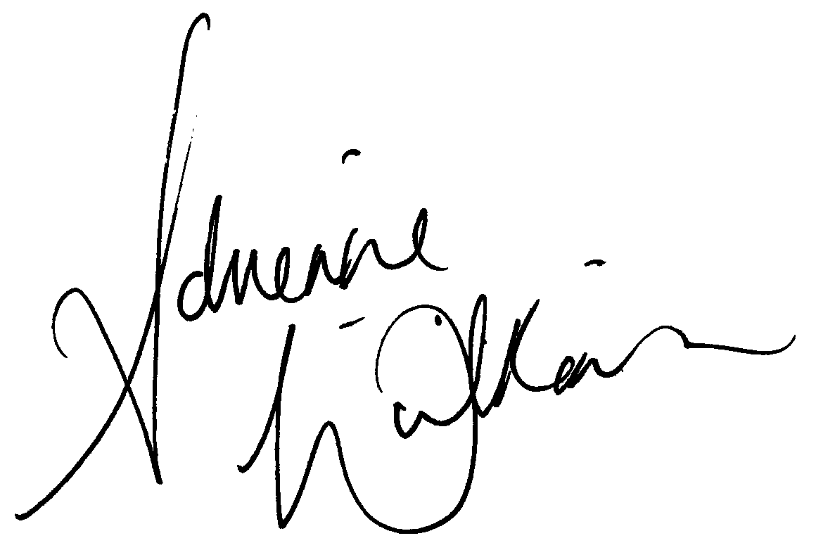 Adrienne Wilkinson autograph facsimile