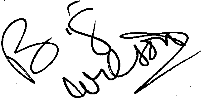 Brian Wilson autograph facsimile
