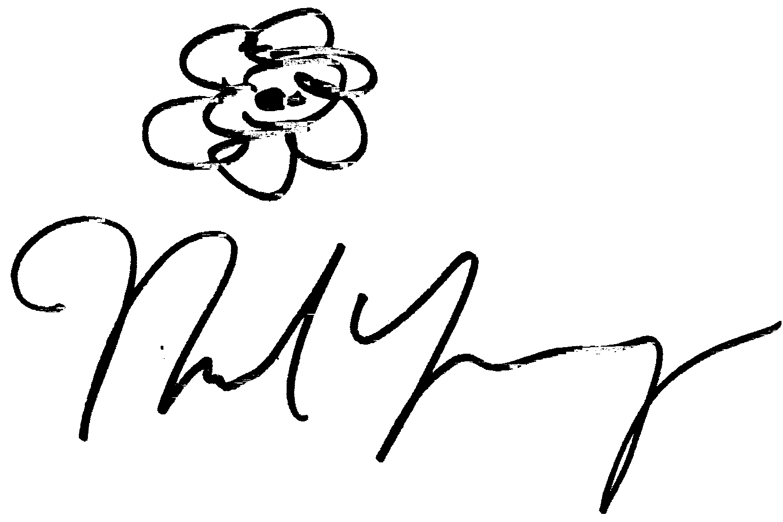 Neil Young autograph facsimile