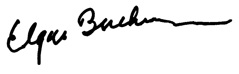 Edgar Buchanan autograph facsimile