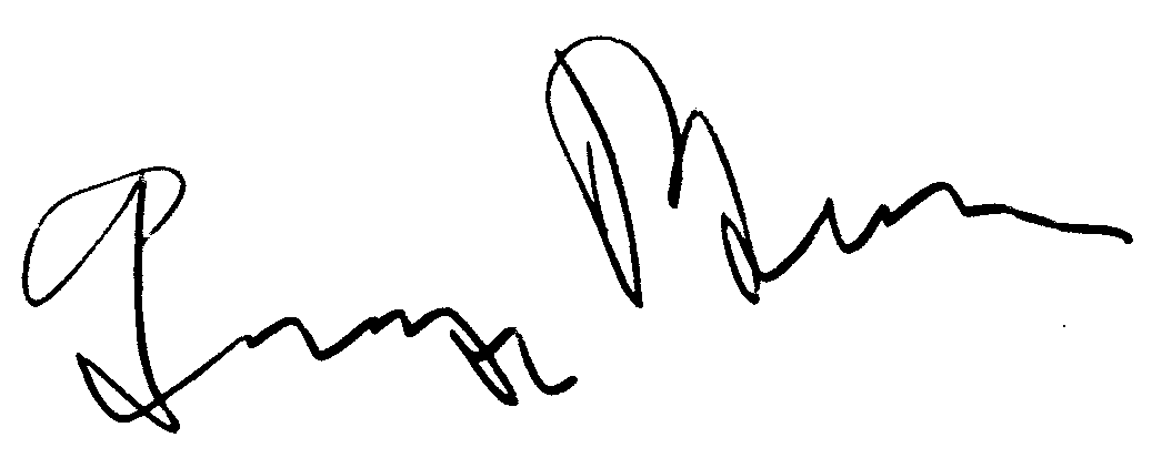 George Burns autograph facsimile