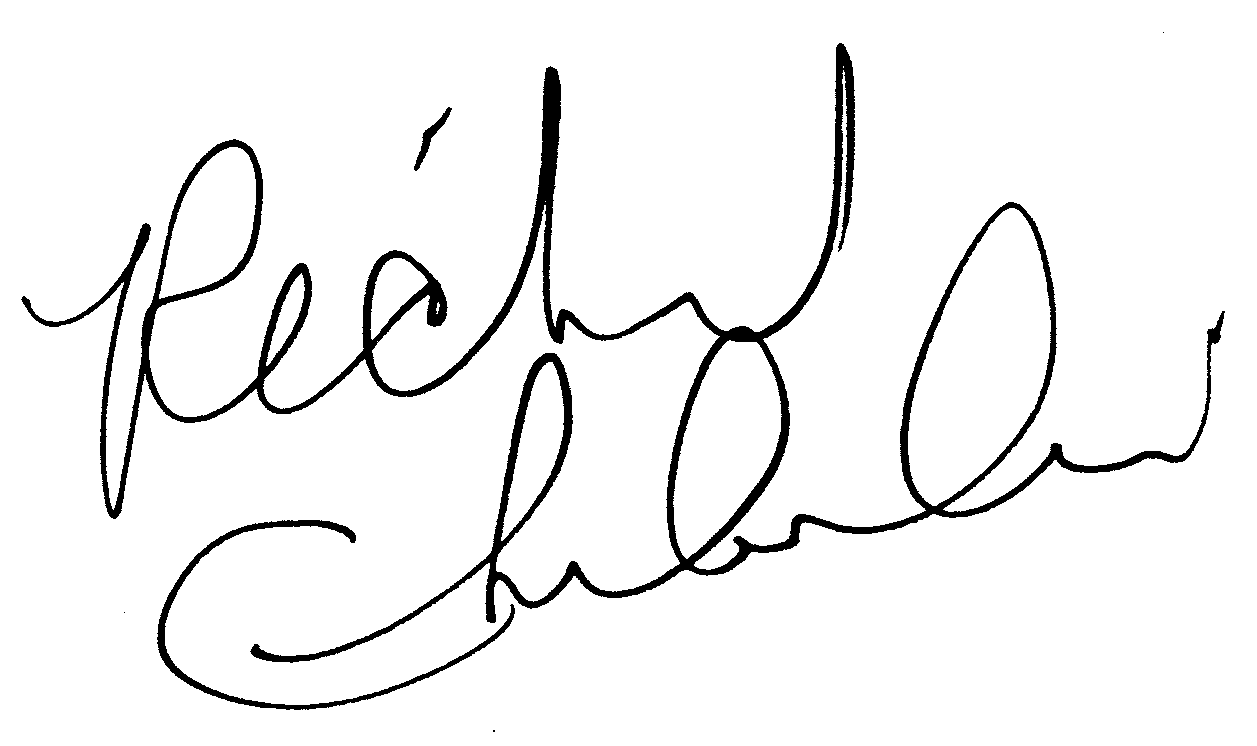 Richard Chamberlain autograph facsimile