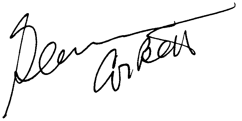 Glenn Corbett autograph facsimile