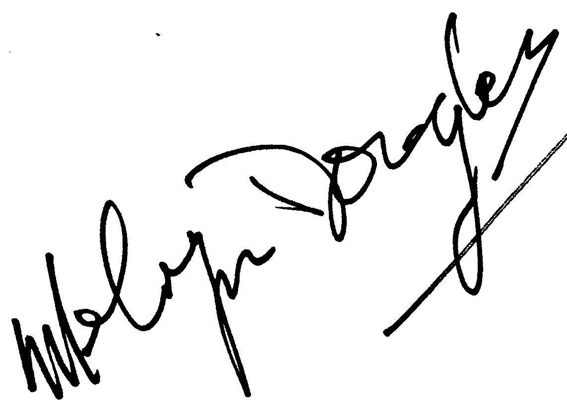 Melvyn Douglas autograph facsimile