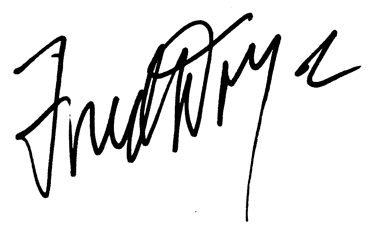 Fred Dryer autograph facsimile