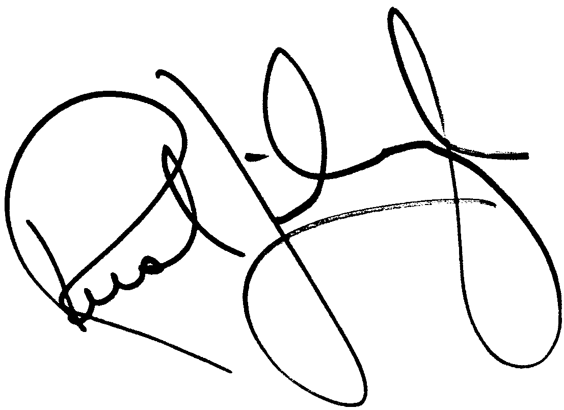 Rush Limbaugh autograph facsimile