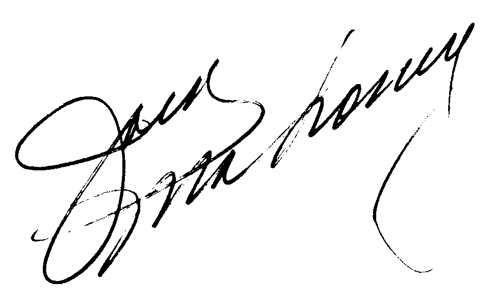 Jack Mahoney autograph facsimile