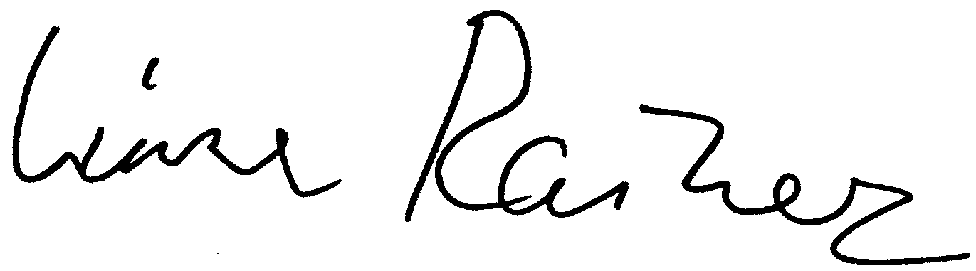 Luise Rainer autograph facsimile
