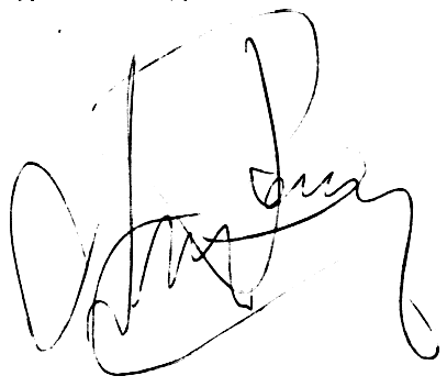 Mickey Rooney autograph facsimile