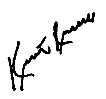 Kurt Russell autograph facsimile