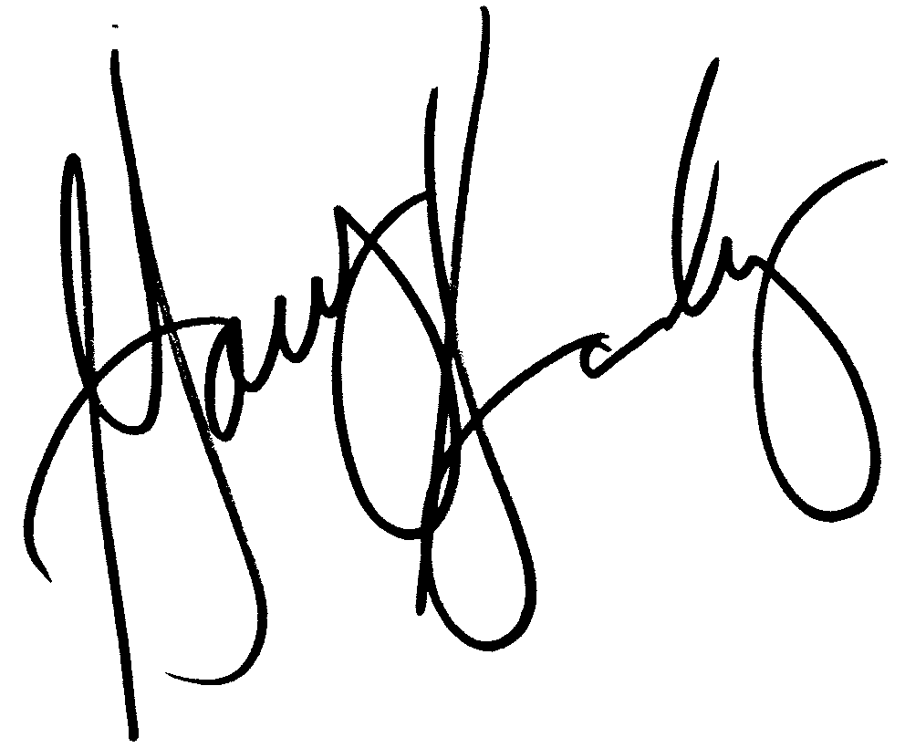 Gary Sandy autograph facsimile