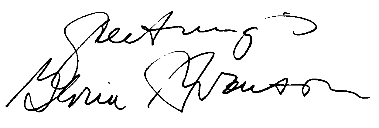Gloria Swanson autograph facsimile