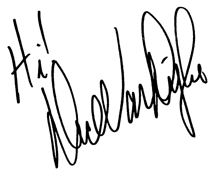 Dick Van Dyke autograph facsimile