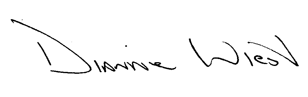 Dianne Wiest autograph facsimile