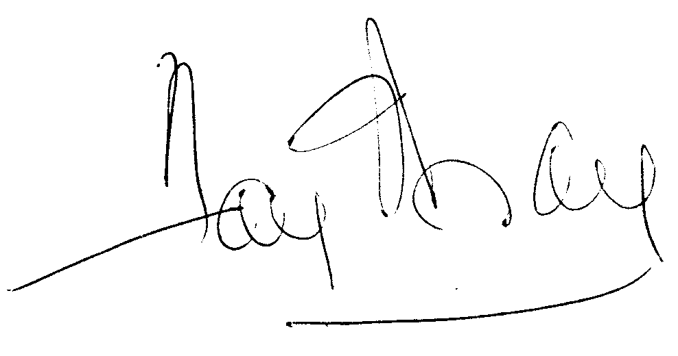 Fay Wray autograph facsimile