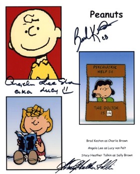 Peanuts autograph