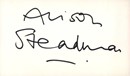 Alison Steadman autograph