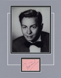 Mel Torme autograph