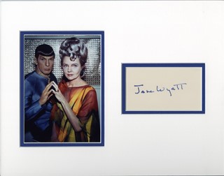 Jane Wyatt autograph