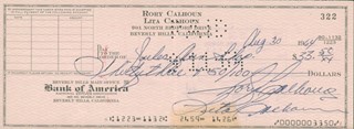 Rory Calhoun autograph