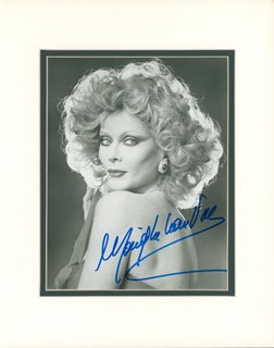 Monique Van Vooren autograph