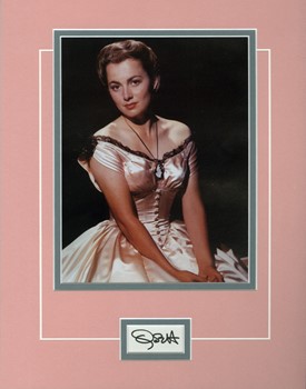 Olivia de Havilland autograph