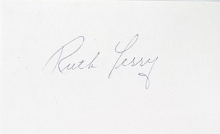 Ruth Terry autograph