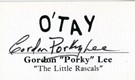 Gordon 'Porky' Lee