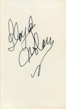 Lloyd Nolan autograph