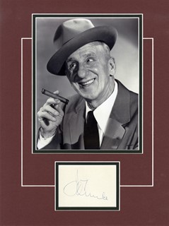 Jimmy Durante autograph