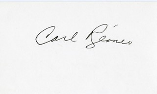 Carl Reiner autograph