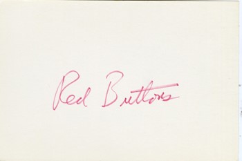 Red Buttons autograph